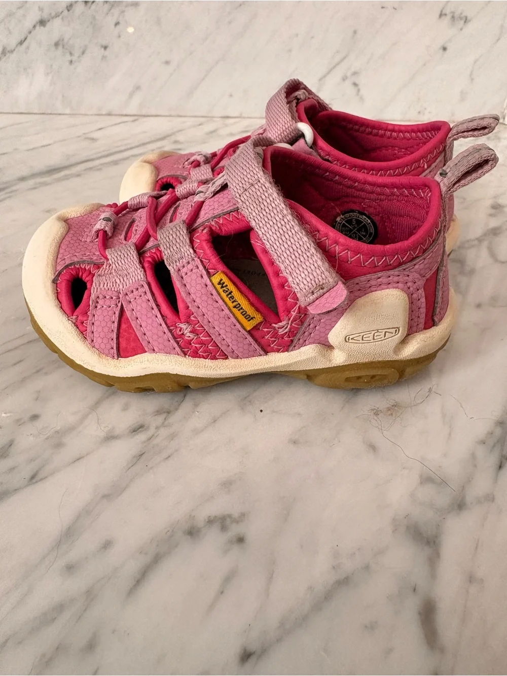 Keen Knotch Creek Toddler Outdoor Closed-Toe Sandals Pink